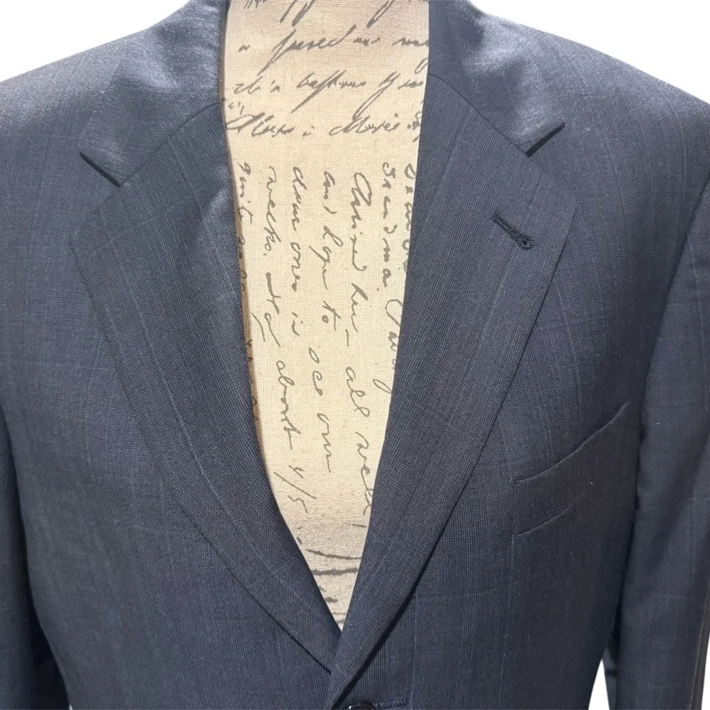 Jos. A. Bank Signature Collection Blazer Suit Jacket Size 39R 100% Wool Navy